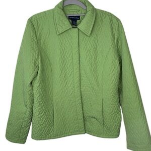 Charter Club Green Quilted Jacket.
Size: Medium